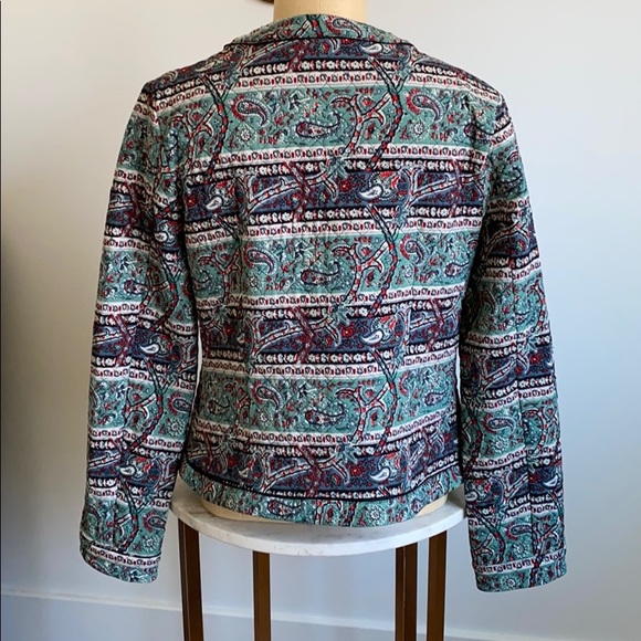 Isani for Target Quilted Paisley Jacket Size Small - Picture 2 of 5